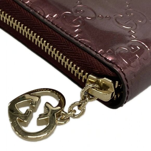 Authentic GUCCI Lovely Patent Leather Wallet bran426-111325 - Picture 3 of 6